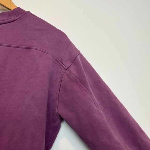 Lululemon Perfectly Oversized Crew Graphic Size 2 Vintage Plum Sold Out! - Picture 3 of 9